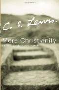 Mere Christianity book by C.H. Lewis, in the st george episcopal library, spiritual growth